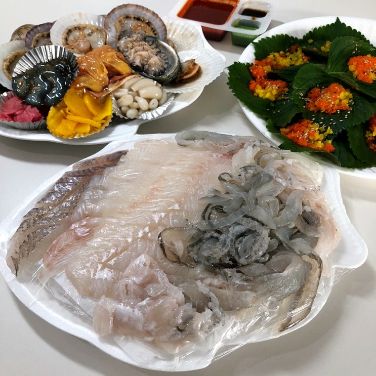  소래포구횟집 진경이네수산 회맛집 포장 재방문 후기