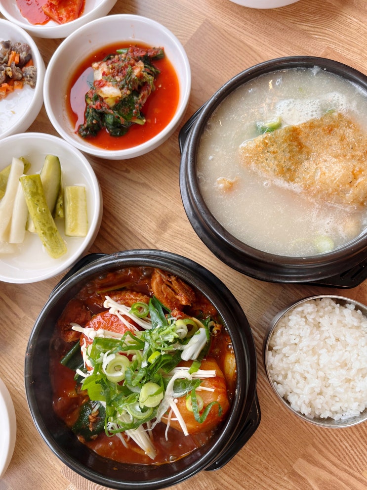  구미 형곡동 맛집 점심 방문 추천 이우철한방삼계탕 금오산점 닭볶음탕