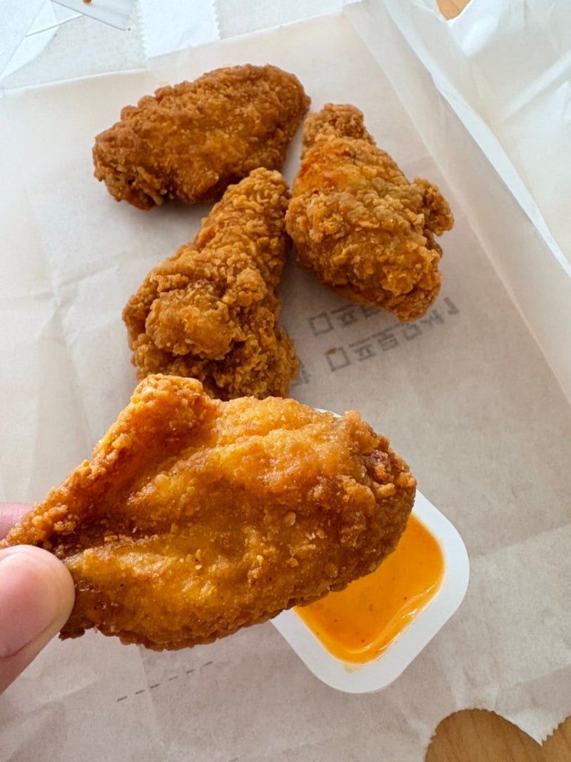 맥도날드 치킨 맥윙 4조각 가격 맥윙 맵기