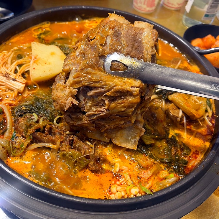  인천 논현동 맛집 한식 청춘불뼈찜감자탕 찐맛도리