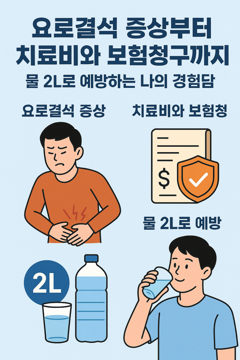 요로결석 증상부터 치료 과정 총정리 (5mm 결석, 체외충격파, 비용 후기)