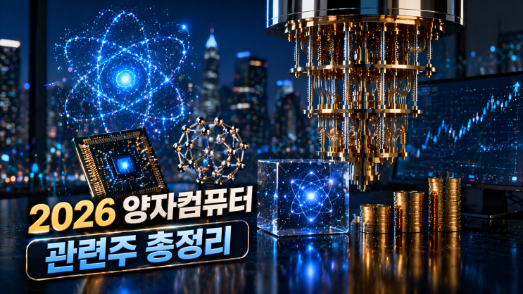  2026 양자컴퓨터 관련주 총정리 지금 사두면 몇천 배 가능할까? (대장주 TOP3)