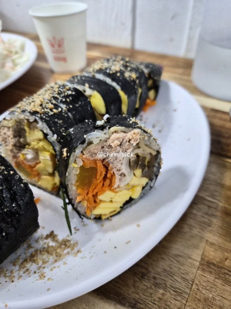  경동시장 맛집 왕엄마김밥 주말 웨이팅 내돈내산 후기