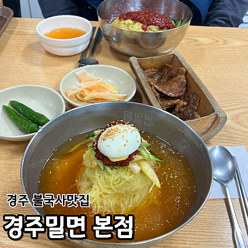 경주맛집 경주밀면 본점 경주 불국사맛집 내돈내산 가성비맛집