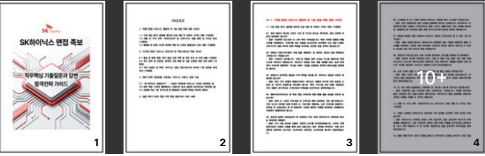  SK하이닉스 영업 면접후기 6명 기출 QnA 60선 마케팅 상품기획 신제품사업화 정리