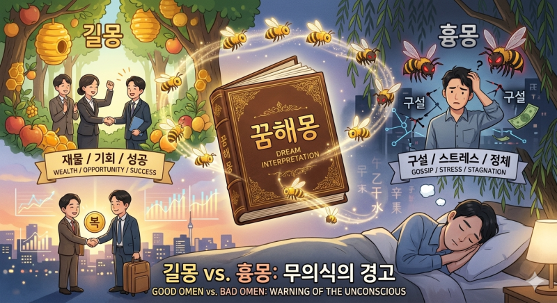 집안에 들어온 벌을 죽이는 꿈 해몽 : 무의식이 보내는 3가지 강력한 경고