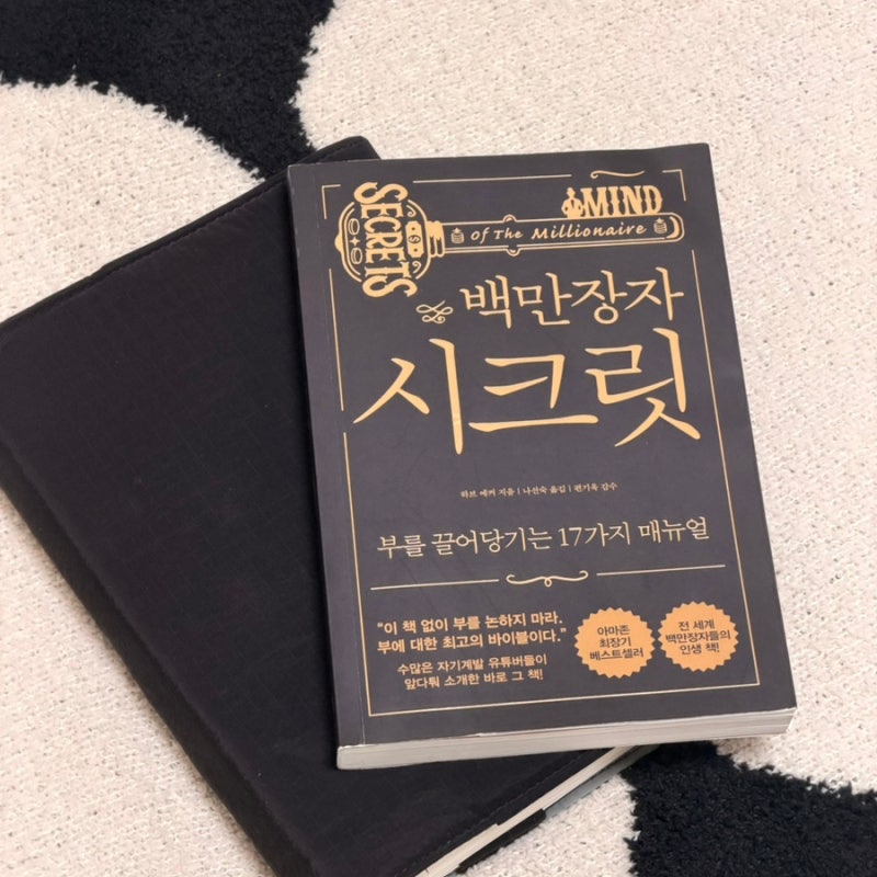 [책 추천] 경제 입문책 : 백만장자 시크릿, 백만장자 마인드 17가지 (재테크, 경제 도서 추천)