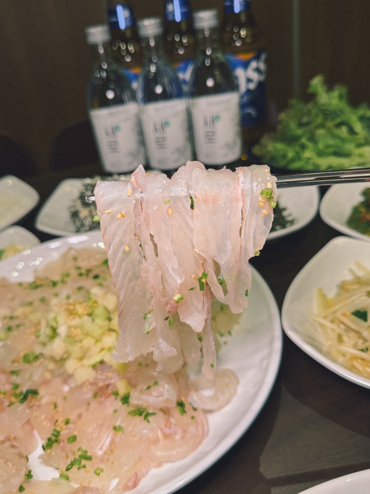  신논현역 강남역 신상횟집 계절한잔 제철막회와 해산물로 완벽