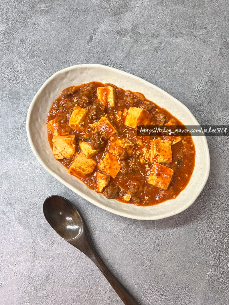 된장 소고기 마파두부 만들기 두반장 없이 마파두부 양념 소스 레시피