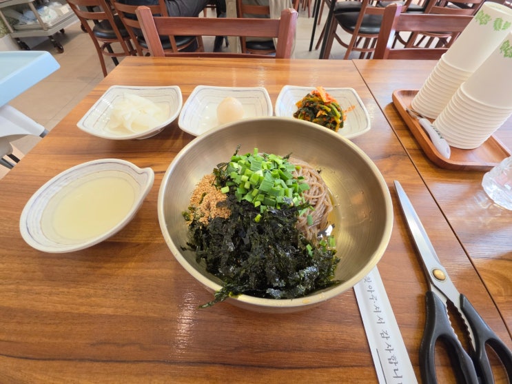 [평창 근본 맛집] 들기름 향에 취해버렸다..  봉평에서 찾은 인생 막국수 '봉평들기름막국수' (ft. 감자떡 서비스)