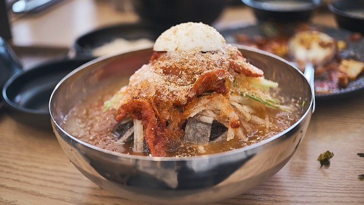  강원도 갔다가 돌아오는길에 방문한 문막 칡냉면 맛집 신기칡냉면&쭈꾸미