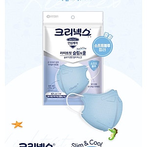 6살 아이 여름 마스크 정착템! **크리넥스 라이트핏 쿨마스크 (중형)** 재구매 후기