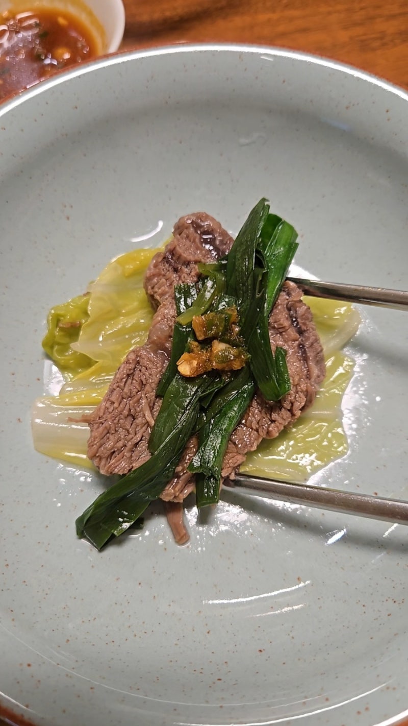 사태전골 아롱사태말고 사태로 전골만드는 방법 (압력밥솥 사용)