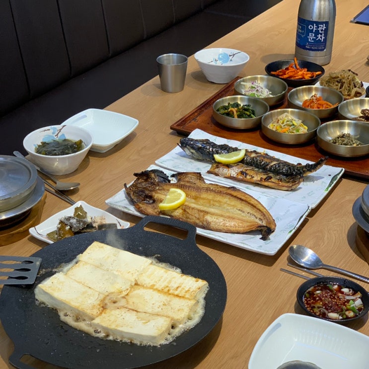  하남 미사 맛집 생선구이 화덕으로 구워낸 건강식 두부집고등어