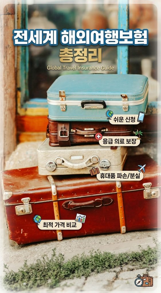  [해외여행 필수템] 1분 만에 가입하는 전세계 해외여행보험 총정리