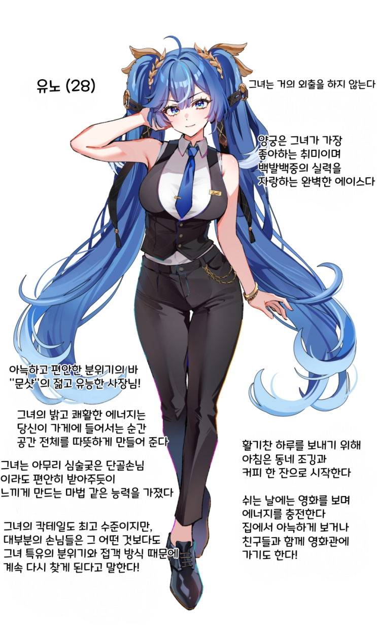  바텐더 유노 3~4 / 바텐더 유노 (28) - [명조 만화][WuWa][웹코믹]