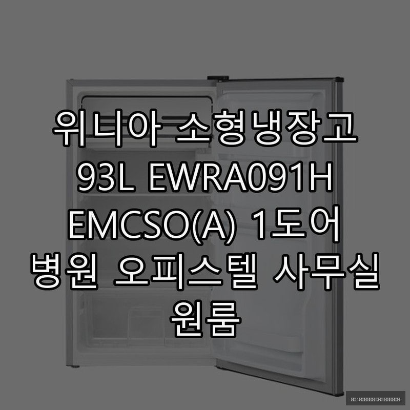 위니아 소형냉장고 93L의 실용성과 효율성