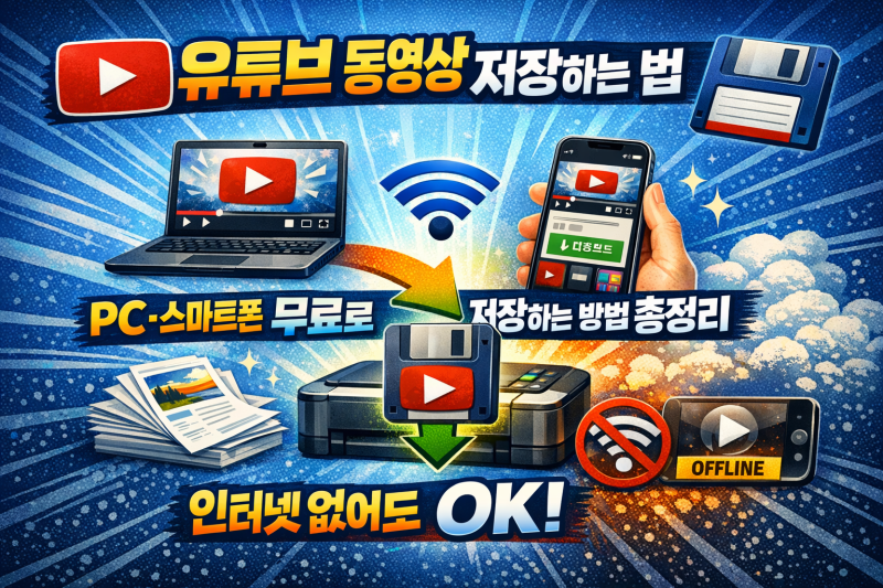 IT·컴퓨터 시리즈 [13편]유튜브 동영상 저장하는 법 ▶️
