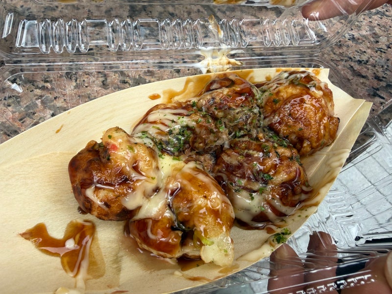 [오사카 맛집] 하나타코ㅣ오사카 우메다역 타코야끼, 생문어를 쓰는 타코야끼집, 여전히 인....
