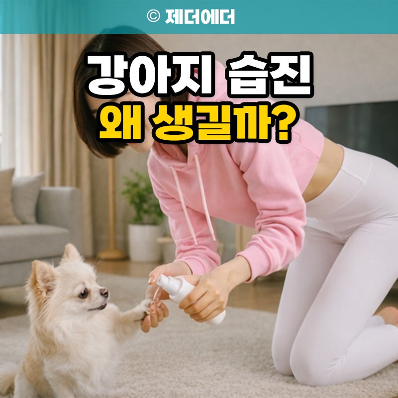 강아지 발습진 왜 생길까? 강아지습진 연고 선택과 관리 방법