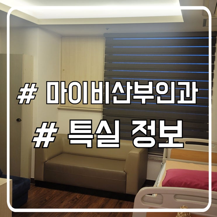  제왕절개 후기 마이비산부인과 특실｜입원 생활 식사 정보 총정리