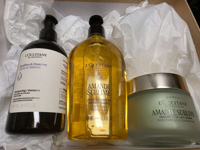 [선물리뷰]록시땅 L'OccITANE,젠틀&밸런스 샴푸, 아망드 쉬블리므 소프트닝 샤워 오일, 아망드 ....