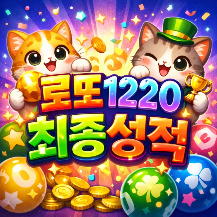  2026 로또 1220회 최종 성적 결과 공개! 