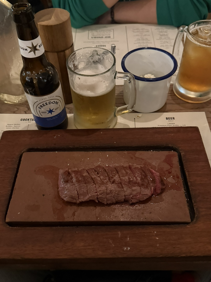  영국 런던 가성비 스테이크 맛집 플랫아이언 후기, 메뉴판, 가격, 아이스크림, 예약