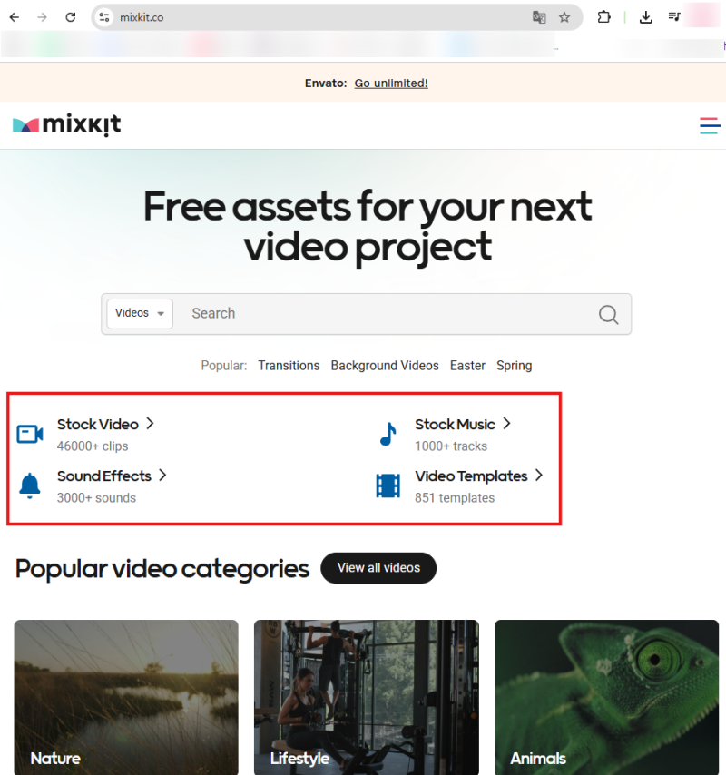 무료 음악 다운로드 Mixkit 사용법 (+효과음·영상 상업용 무료) : 네이버 블로그