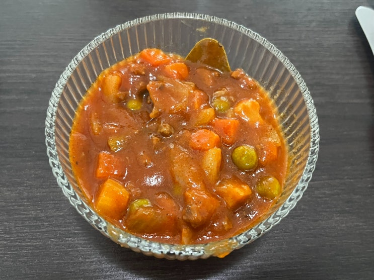  토마토 없이, 채소 손질 없이 만드는 초간단 마녀스프 (토마토페이스트 활용)