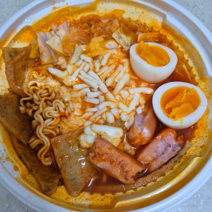  [팔도] 왕뚜껑 국물라볶이 맛있게 먹는 법 토핑 추천 내돈내산 솔직후기