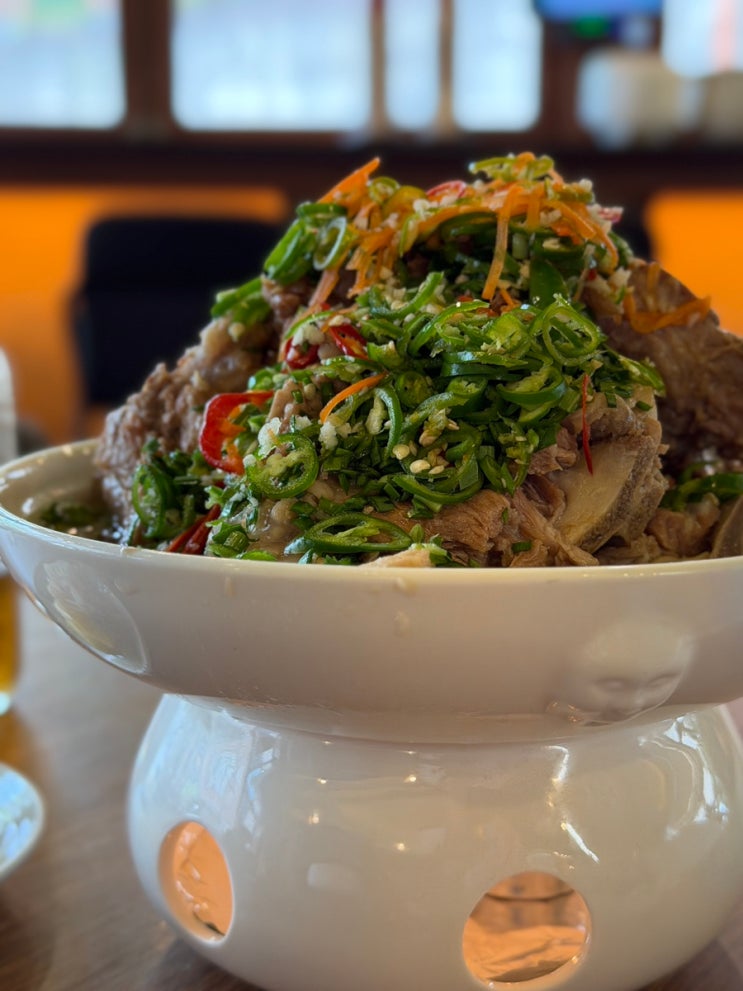  경남 진주 경상대 맛집 포하우스 진주가좌본점 랭쎕세트 쌀국수 랭쎕 나시고랭 주말 점심 재방문 후기