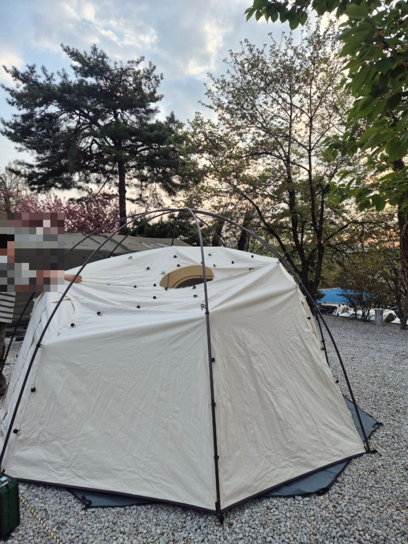 아이랑 캠핑(4월 말 캠핑, 용인 안성 비봉산캠핑장)