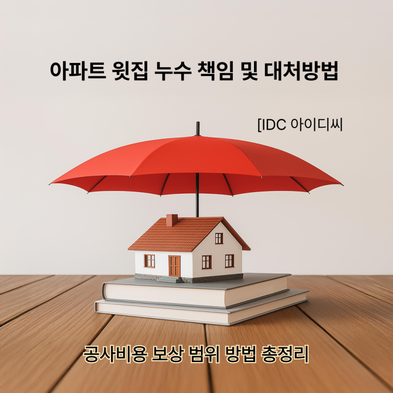 아파트 윗집 누수 책임 및 대처방법, 공사비용 보상 범위 방법 총정리