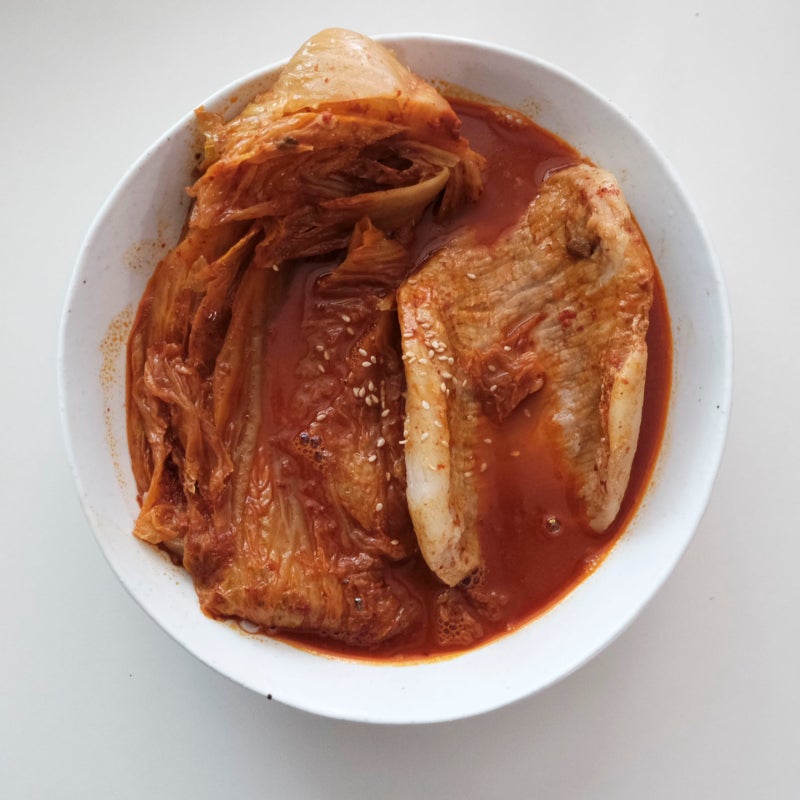 초간단 강민경 항정살 김치찜 레시피 밥도둑 묵은지 김치찜