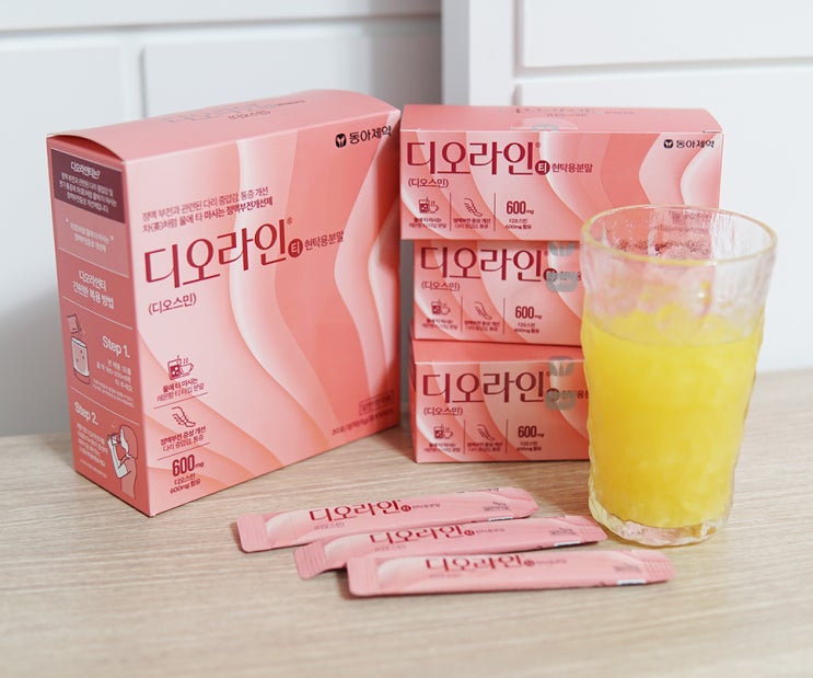 정맥부전에 의한 다리붓기 원인 디오라인티 정맥부전 증상 개선제