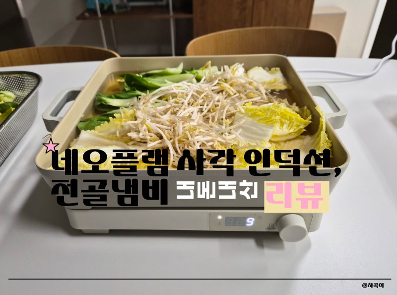 (살림템 추천) 네오플램 사각 인덕션+전골냄비 내돈내산 후기