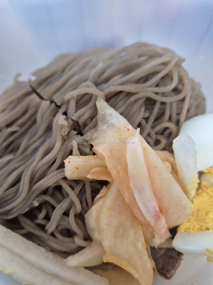  사리원 도곡점 평양냉면 배달주문 시켜먹기