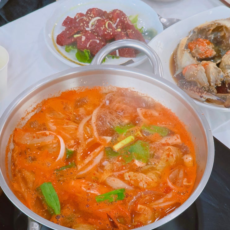  안면도 게국지 백사장항 맛집 털보선장횟집 태안 오션뷰 애견동반 가능 식당