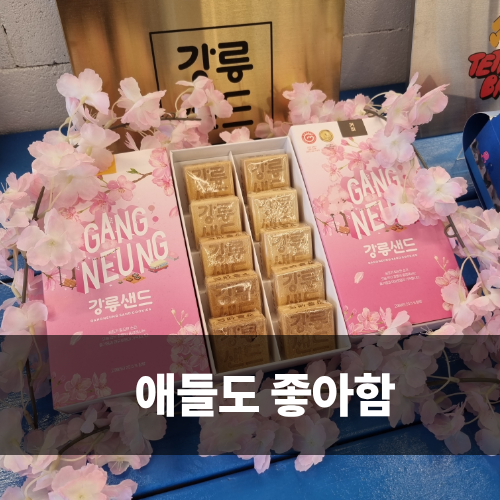  강릉 기념품 간식 강릉샌드 강릉 아이와 여행선물