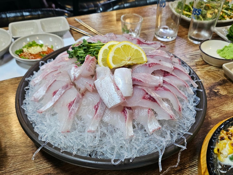  잠실새내 숭어회 천수횟집 서울 송파 잠실역 근처 추천 맛집