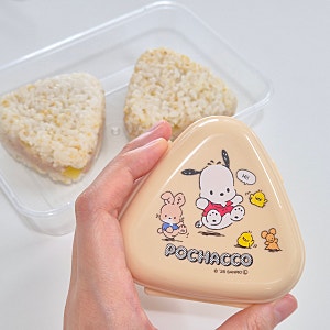 다이소 삼각김밥 케이스 도시락 준비하기 포차코 귀여움