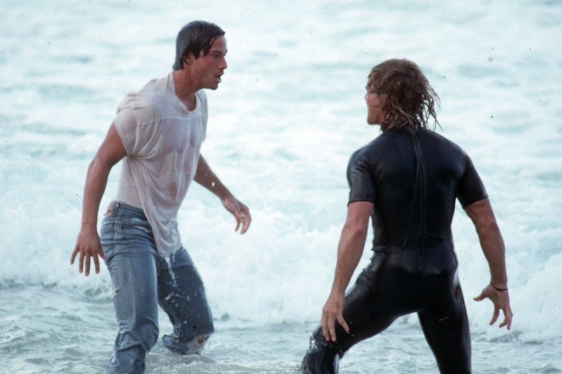 “패트릭 스웨이지,키아누 리브스” Point Break 폭풍속으로 1991