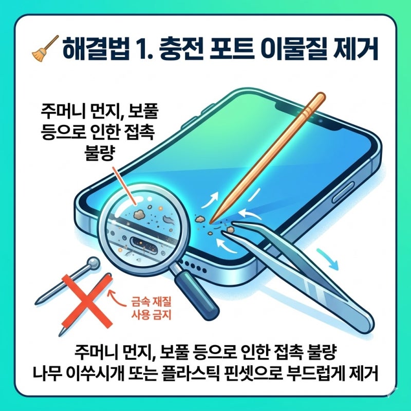 아이폰 충전 안됨 해결법 5가지 안 봤으면 멀쩡한 폰 수리비 냈을 뻔했습니다!