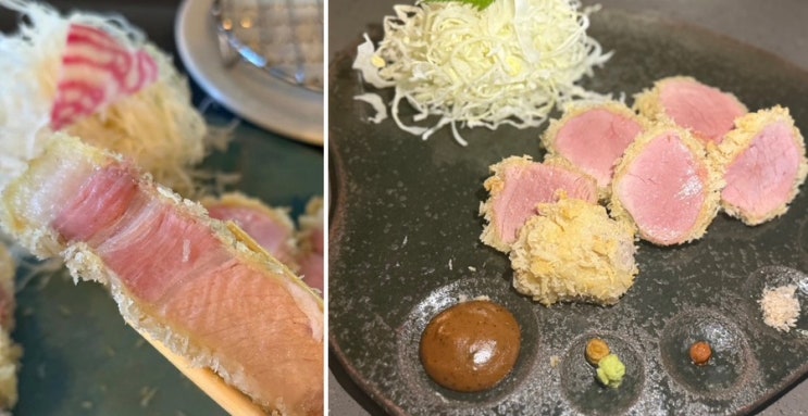  블루리본 돈카츠 군자맛집 브네 솔직 간단 내돈내산후기