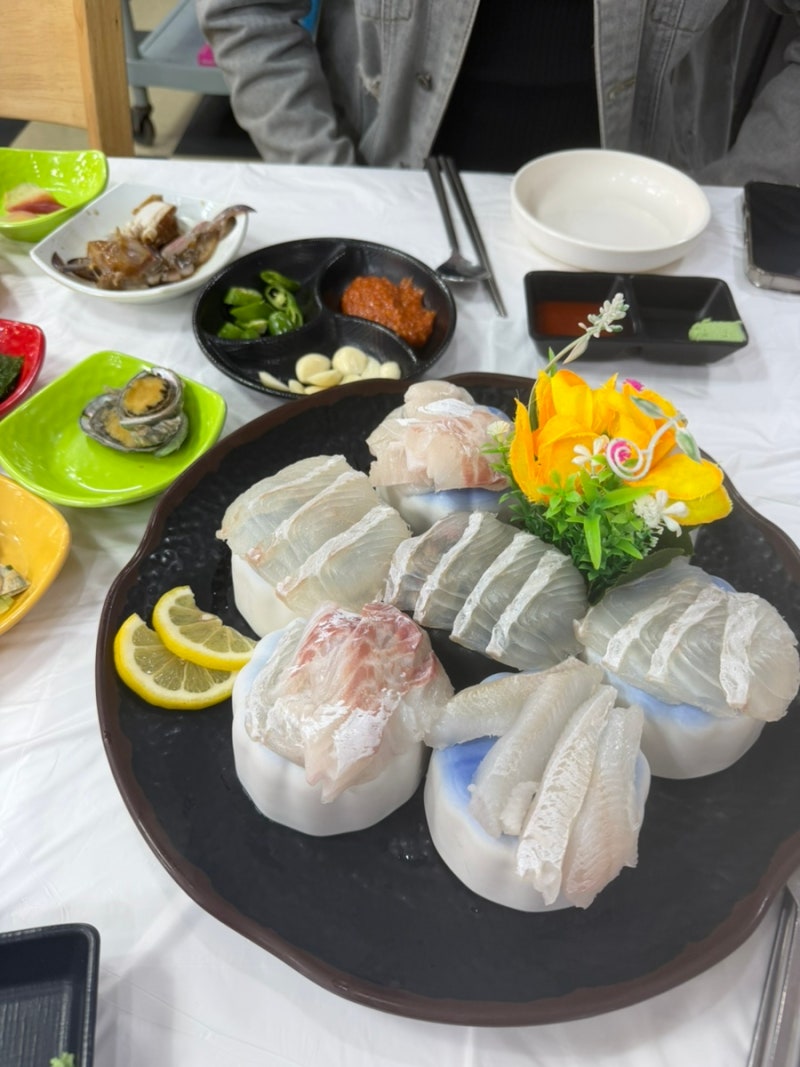 [왜목마을횟집]섬마을횟집 모둠회2인 후기 주차정보 당진횟집 왜목마을맛집 당진데이트코스