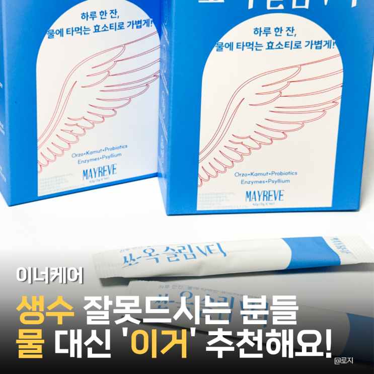  붓기 빼는 차 물 대신 다이어트 차 효소티 메이레브 쏘-옥 슬림 V티