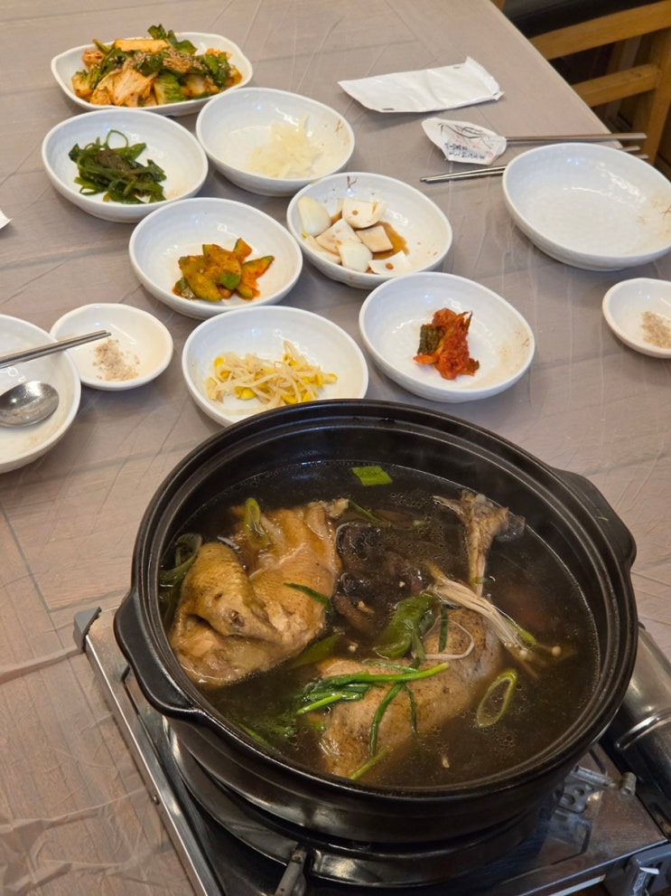 대구 백숙 맛집 용산동 정대감능이백숙연잎밥 후기