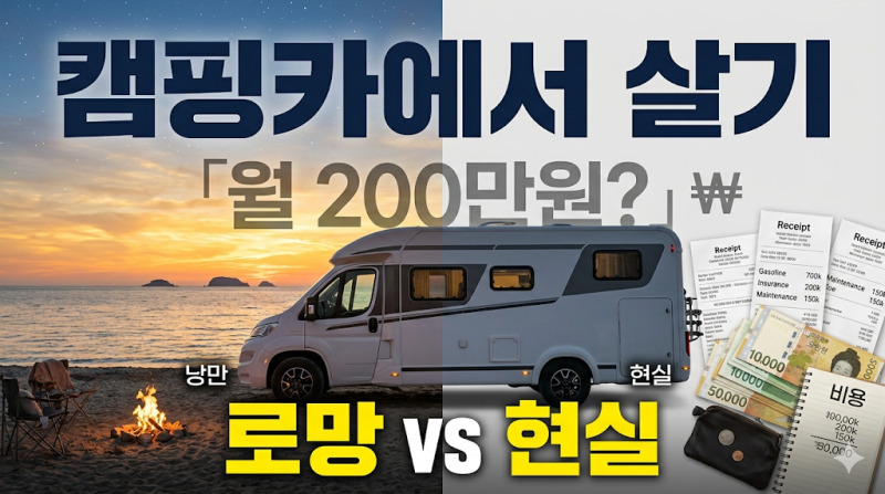 캠핑카 풀타임 거주 진짜 가능할까? | 월 140만원부터 시작하는 현실