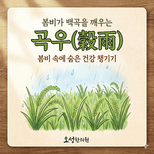  2026년 4월 20일 곡우, 조리읍한의원이 알려드립니다.